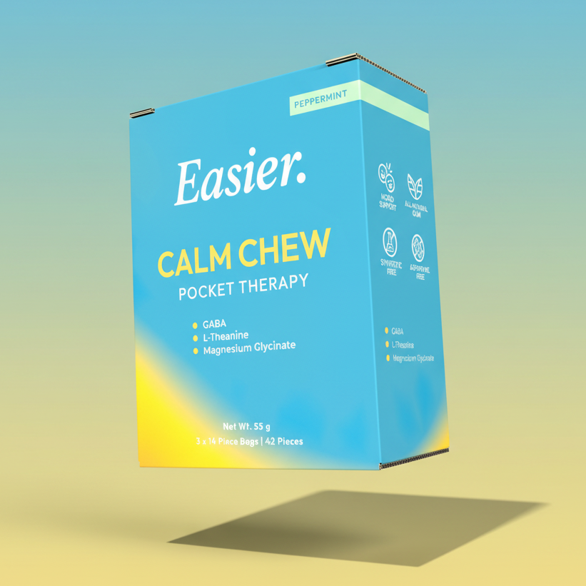 <p>STRESS SUPPORT ON THE GO  <em>Easier</em>.</p>